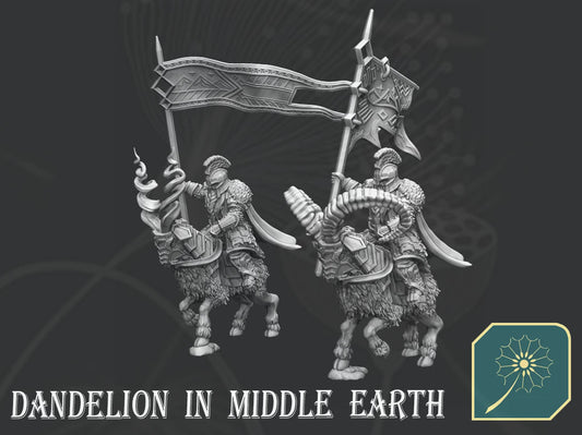 Dwarf of the Metal Mountain - Ram Cavalry Banner
