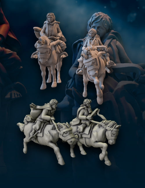 Halfling Heroes on Ponies