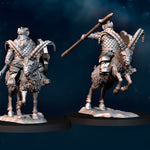 Silver Goat Dwarves Riders