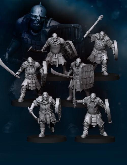 Regular Orcs Warriors - Sword and Shield